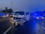 A1 bei Wiedlisbach SO: Autos nach Unfall stark beschädigt