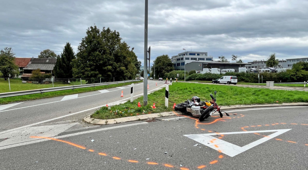 Frauenfeld TG: Motorradfahrerin bei Unfall tödlich verunglückt