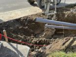 Wollerau SZ: Gasleitung durch Bagger beschädigt