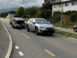 Balsthal SO: Unfall mit drei Fahrzeugen wegen Unaufmerksamkeit