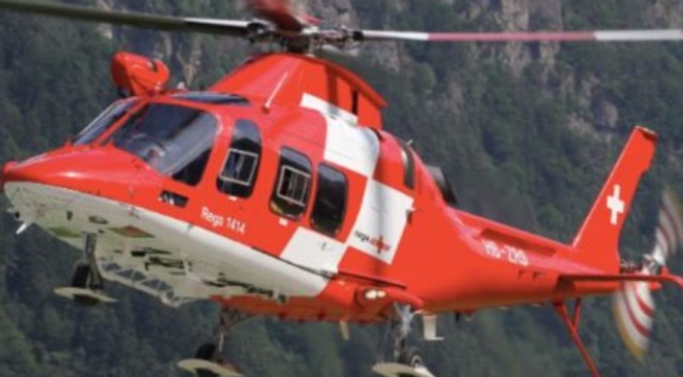 Heiligkreuz SG: Rega fliegt Wanderin nach Bergunfall ins Spital