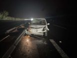 Unfall auf A1, Safenwil: Trotz Vollbremsung in Patrouillenwagen geprallt