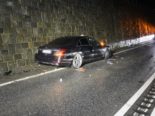 Domat/Ems: Mit Taxi bei Unfall im Schleudergang gegen Mauer gekracht