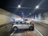 Muttenz BL: Mehreren Kollisionen im Tunnel Schweizerhalle