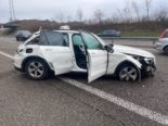Unfall A1 Suhr AG: Mercedes-Lenker überschlägt sich heftig
