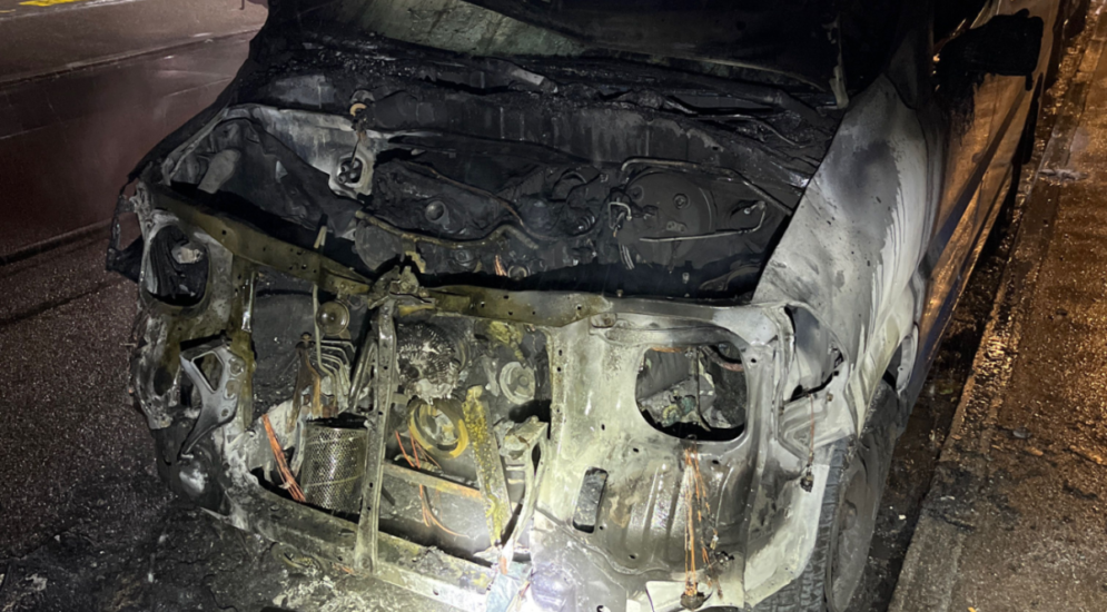 Muttenz BL: Lieferwagen in Brand - weiteres Auto beschädigt