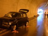 Unfall in Davos GR: Lenkerin in Tunnelwand geprallt