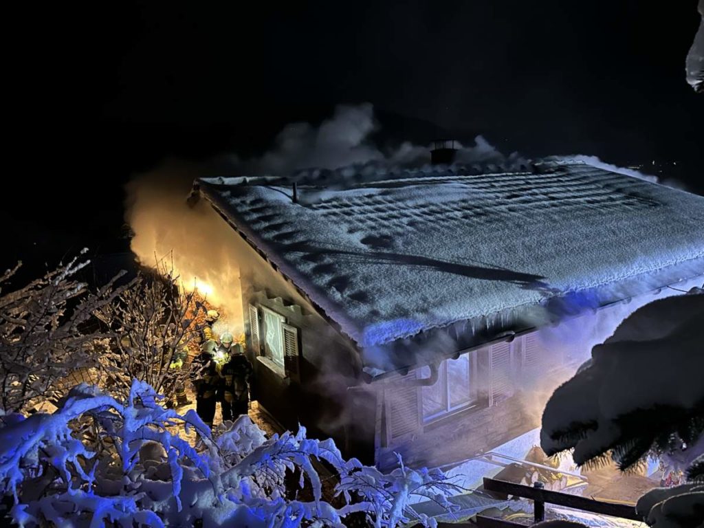 Jakobsbad AI: Brand zerstört Einfamilienhaus