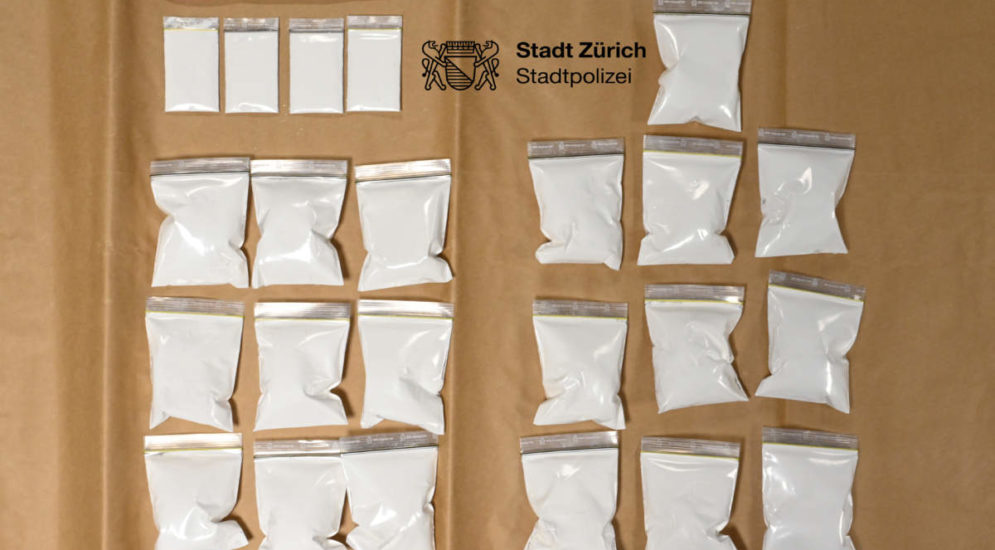 Zürich: 2 Kilogramm Kokain sichergestellt, eine Verhaftung