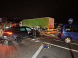 St. Margrethen: Unfall zwischen zwei PW und Sattelmotorfahrzeug
