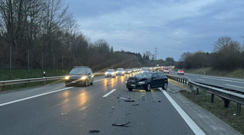 Neuenkirch LU: Stau auf A2 wegen Unfall einer 27-Jährigen