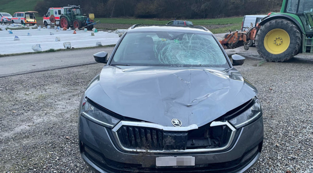 Unfall in Matzingen TG: Mann (25) von Auto erfasst und verstorben