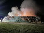Hörhausen TG: 100 Strohballen in Brand geraten