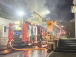 Heftiger Brand in Staad SG: Grossaufgebot der Feuerwehren