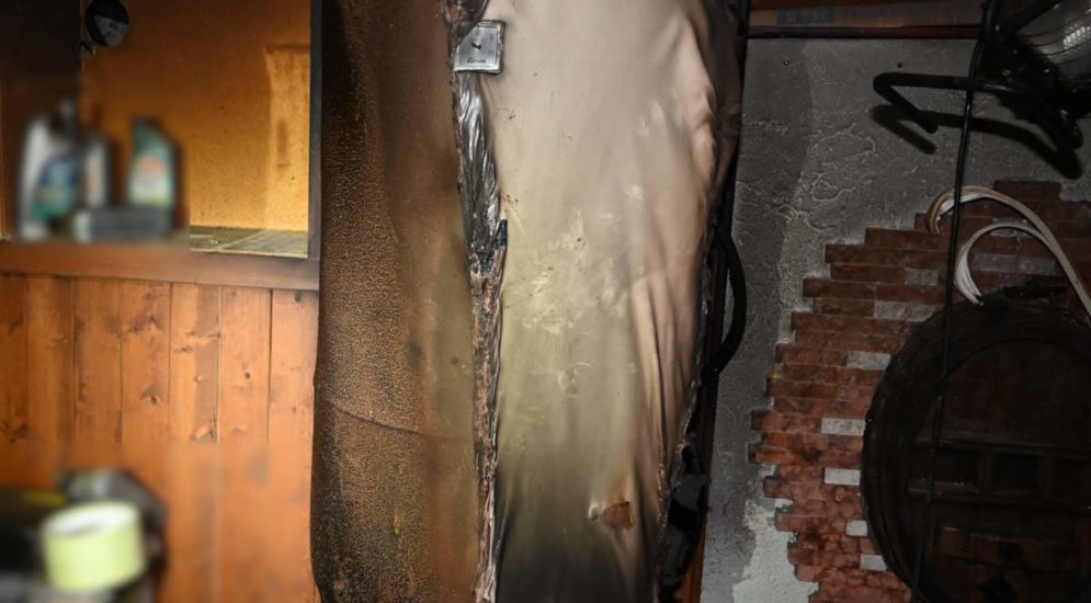 Wildhaus SG: Wasserleitung bei Brand beschädigt