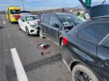 Flumenthal / Wiedlisbach SO: Zweimal Unfall auf A1 - drei Verletzte