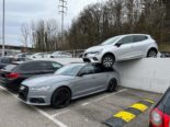 Unfall A1 Würenlos Rastplatz: Pedale verwechselt und auf Audi gelandet