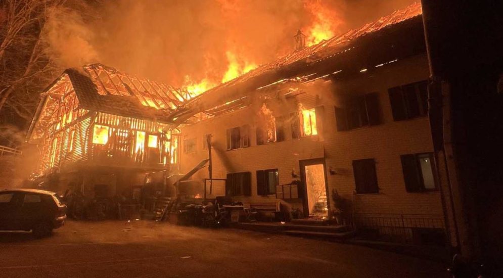 Pfaffnau LU: Zwei Vermisste nach Brand in Wohnhaus