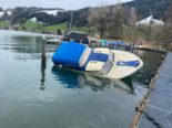 Oberägeri ZG: Schiff im Hafen Morgarten gesunken