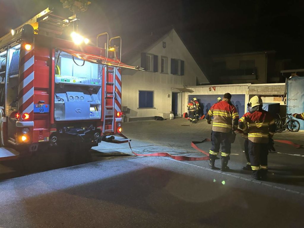 Wangen SZ: Zwei Bewohner nach Brandereignis im Spital