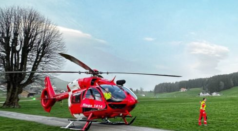 Unfall in Jakobsbad AI: Wegen Windböe verletzt ins Zentrumspital überflogen