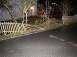 Wattwil SG: Betrunken bei Unfall Zaun durchbrochen
