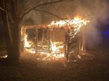 Stadt Schaffhausen: Holzhütte nach Brand komplett zerstört