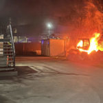 Brände in Perlen, Root LU: Autobrand an der Bahnhofstrasse