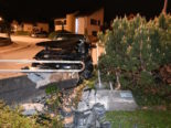 Mels: Alkoholisierter BMW-Fahrer (24) crasht bei Unfall in Mauer