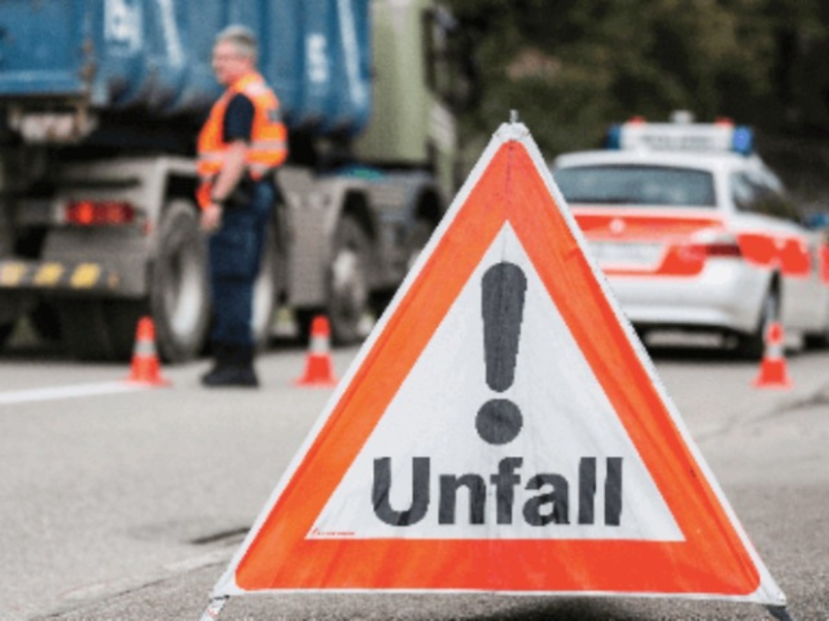 Verkehrsbehinderung wegen Unfall auf Hauptstrasse bei Ruswil