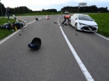 Waldkirch SG: Rollerfahrer (17) bei Unfall mit Auto verletzt