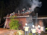 Walenstadtberg SG: Brand bei Kamin breitet sich auf Dach aus
