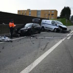 Wattwil SG: Frontal Unfall auf H16 mit drei Beteiligten