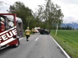 Maienfeld GR: Unfall- Seniorin überschlägt sich mit Auto