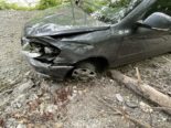 Unfall in Zillis GR: Trotz massivem Autoschaden Fahrt fortgesetzt