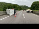 Arisdorf BL: Unfall einer Fahrzeugkombination auf A2