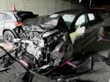 Luzern: Unfall zweier Autos auf A2 fordert acht Verletzte