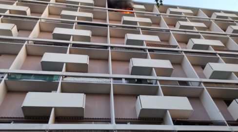 Spreitenbach AG: Brand auf Balkon ausgebrochen