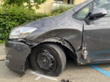 St. Gallen: Auto bei Unfall beschädigt und abgehauen