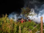 Bonstetten ZH: Scheune mit mehreren Maschinen niedergebrannt