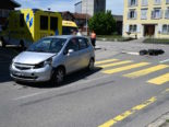 Ganterschwil SG: Auto und Motorrad bei Unfall kollidiert
