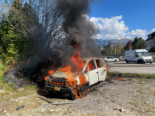 Bulle FR: 14-Jähriger setzt Fahrzeug absichtlich in Brand