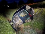 Neunkirch SH: Auto nach Unfall aus Bachbett geborgen