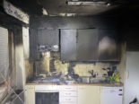 Ausgebrannte Küche
