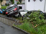 St. Margrethen SG: Bei Unfall auf mehreren Autos gelandet