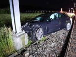 Unfall in Gelfingen LU: Auf Bahngleisen gegen Stromkandelaber geprallt
